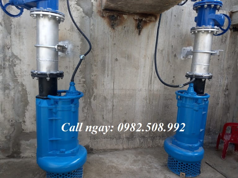 Máy bơm hố móng Tsurumi KRS822, công suất 22kw